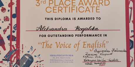 Konkurs "The Voice of English"