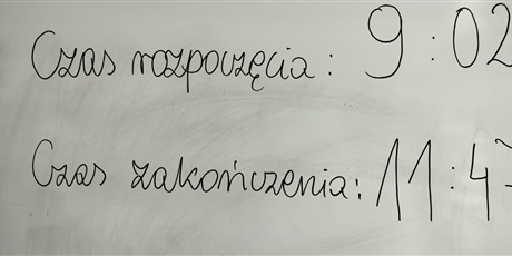 Próbny egzamin ósmoklasisty w naszej szkole